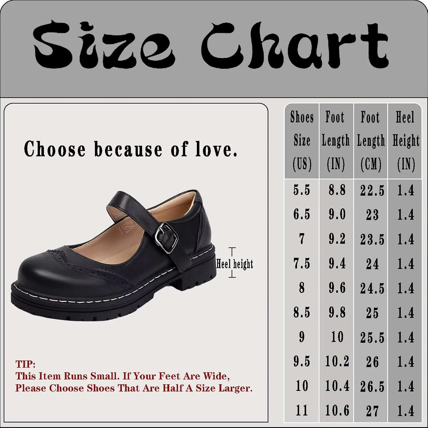 Mary Jane for Women Gothic Oxford Shoes - Flat Shoes, Ankle Tied, Round Toe for Casual Dresses, Work, and Campus