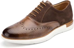 Meijiana Men's Oxfords Casual Dress Shoes Leather Lace Up Shoes for Men Business Oxford Shoes