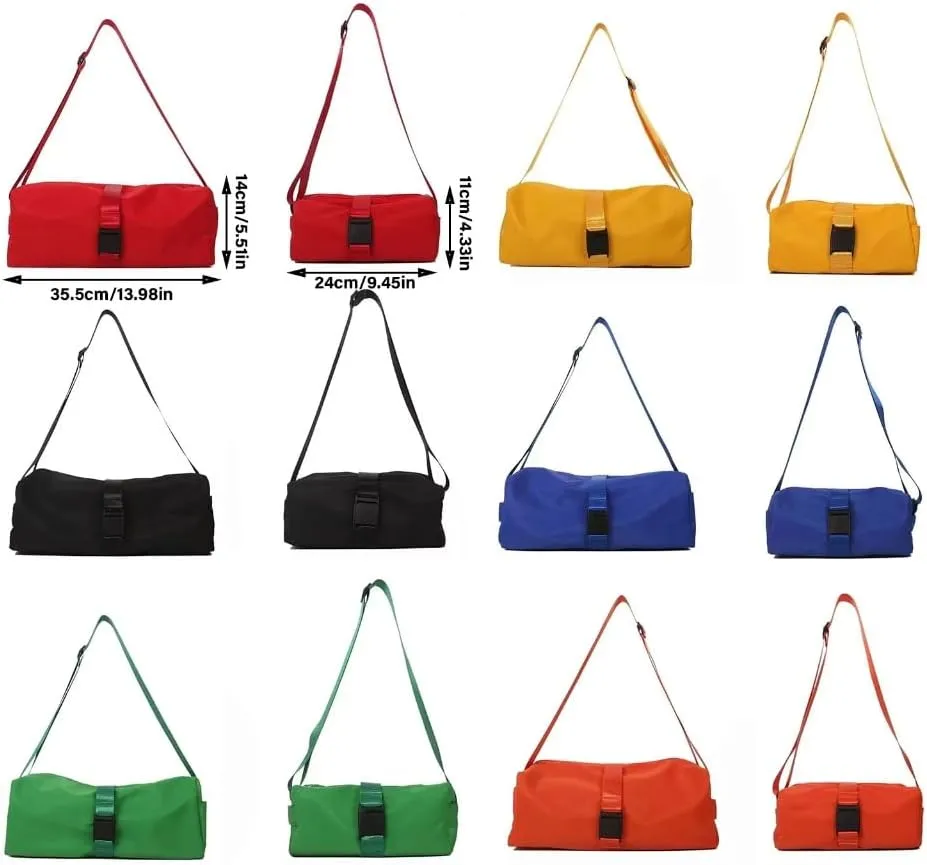 Men Women Shoulder Bag with Adjustable Strap Messenger Hand Bag for Work Travel