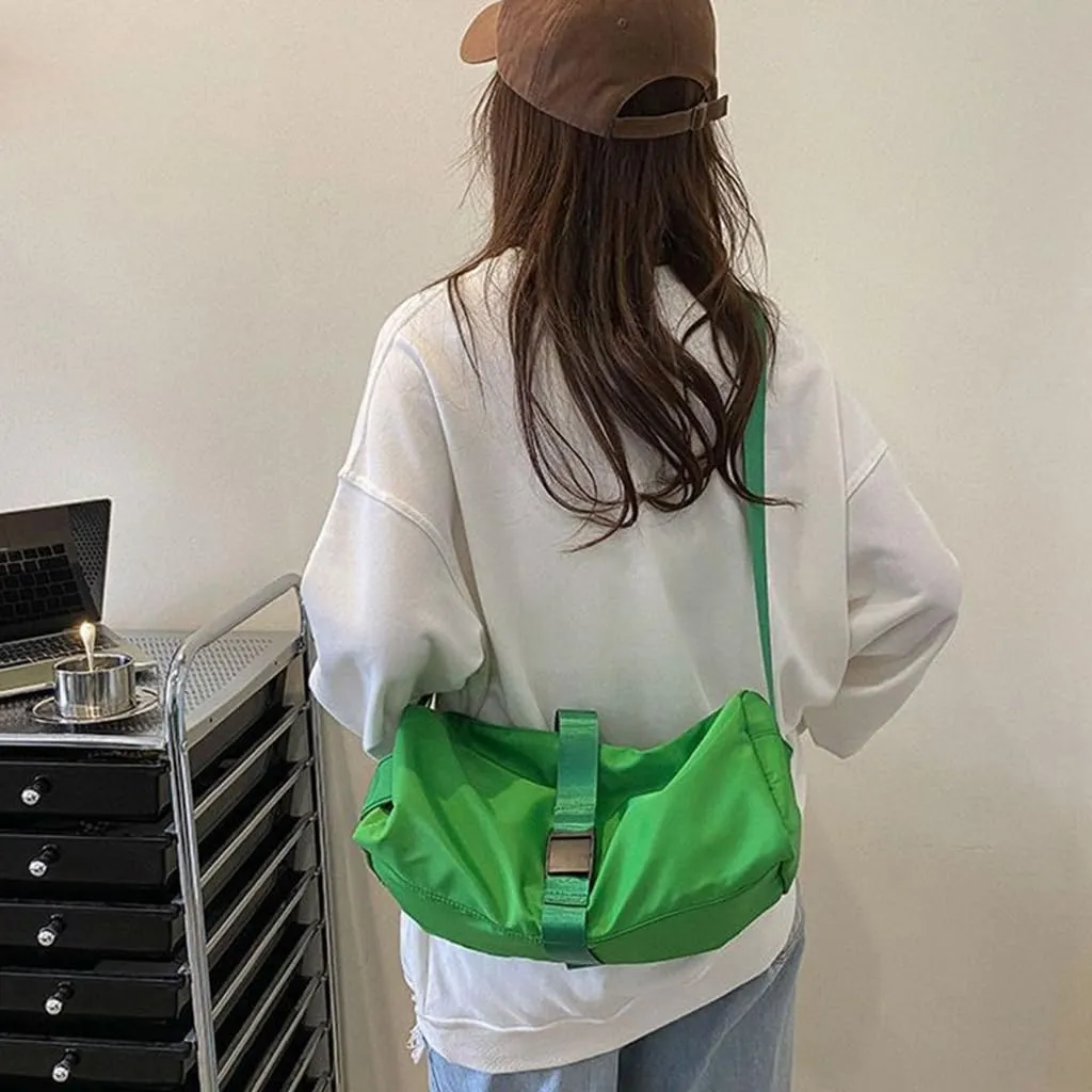 Men Women Shoulder Bag with Adjustable Strap Messenger Hand Bag for Work Travel