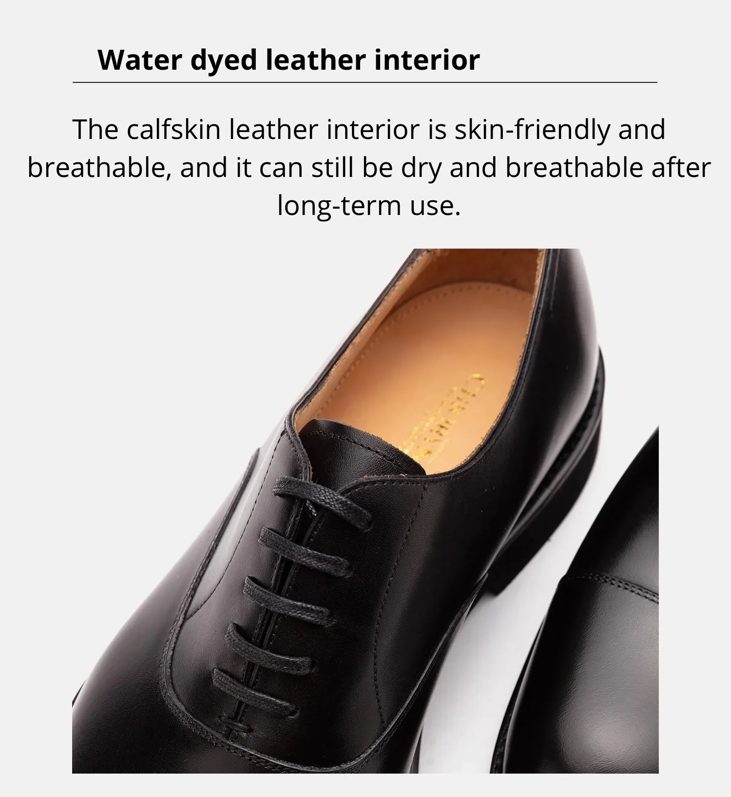 Men's casual dyed leather shoes