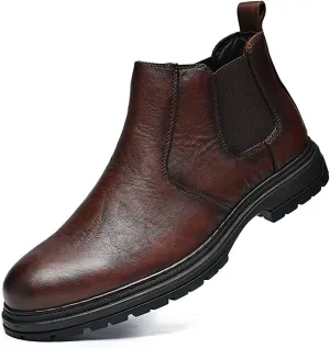 Men's Chukka Boots Genuine Leather Ankle Boot for Men Classic Casual Oxford Style Footwear