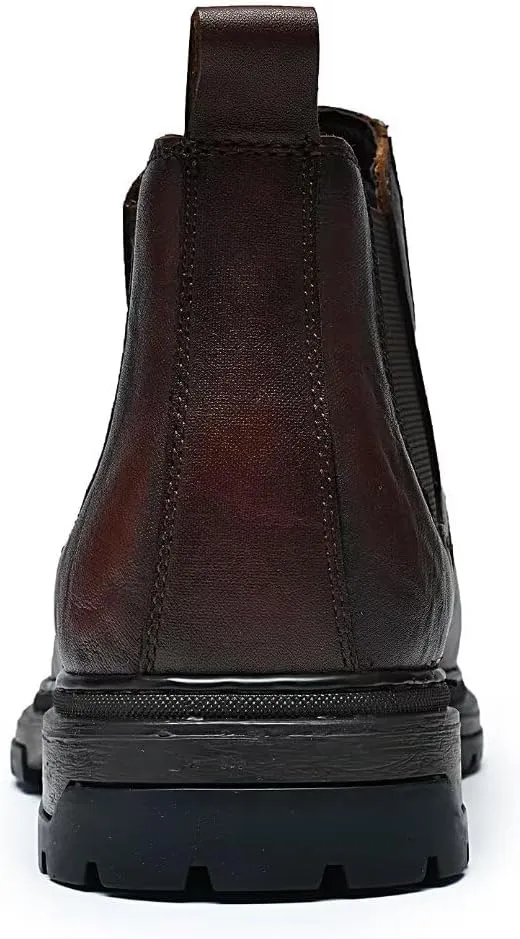 Men's Chukka Boots Genuine Leather Ankle Boot for Men Classic Casual Oxford Style Footwear