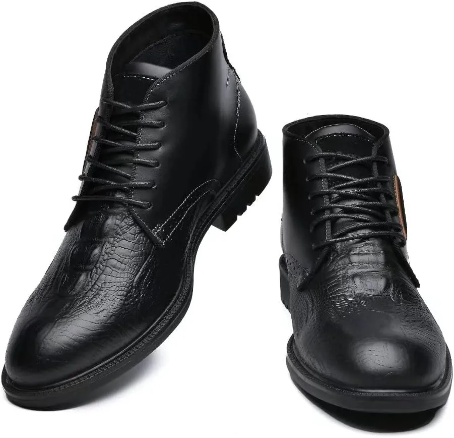 Men's Chukka Boots Genuine Leather Ankle Boot for Men Classic Casual Oxford Style Footwear