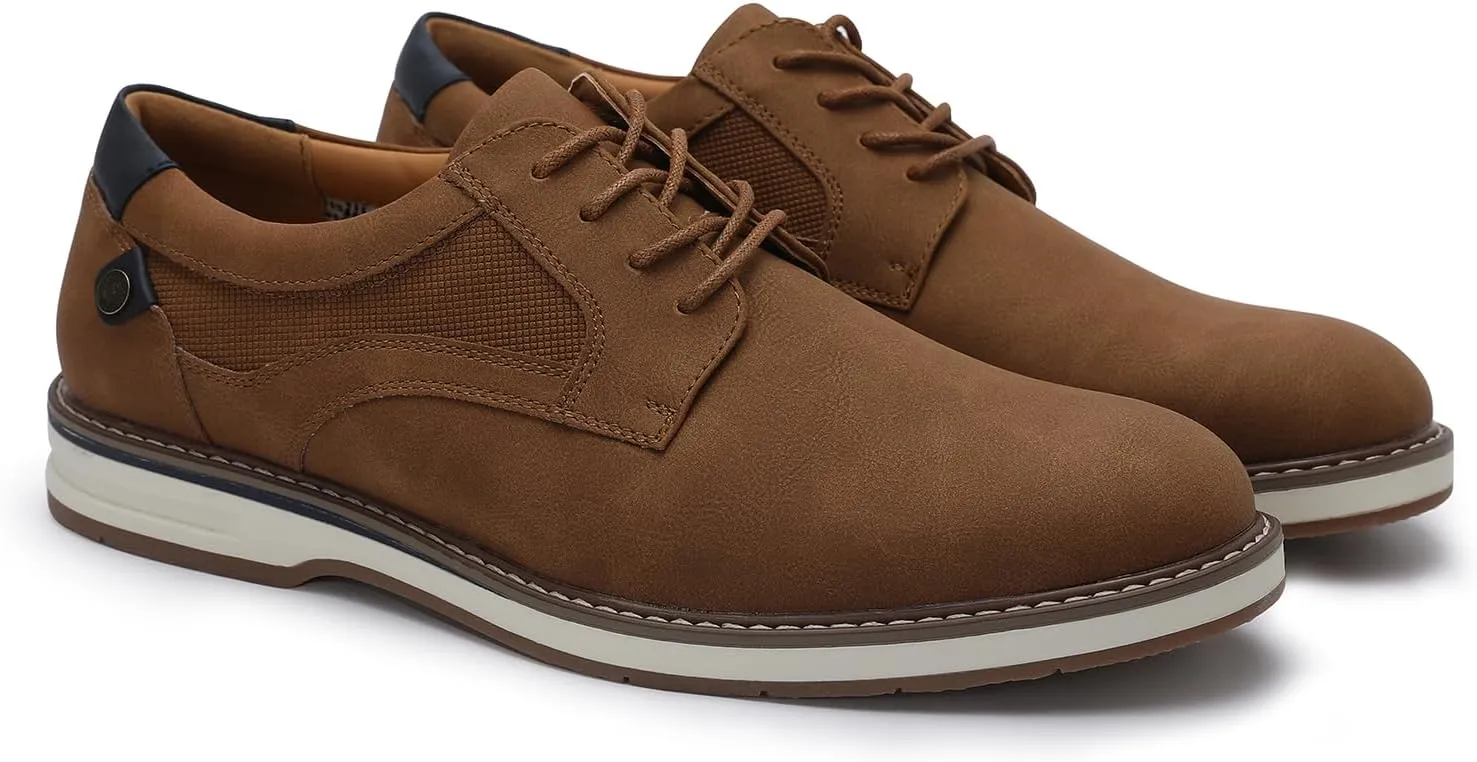 Men's Dress Shoes Casual Business Formal Oxfords Classic Lace Up Work Dress Shoes