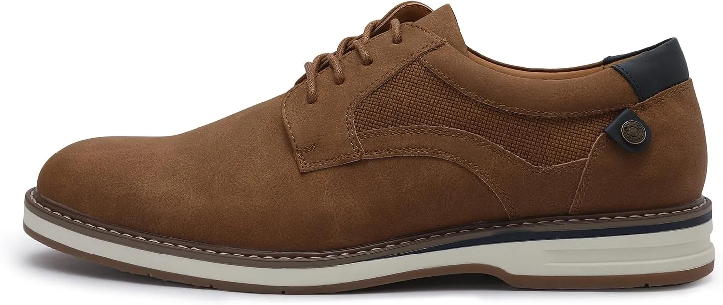 Men's Dress Shoes Casual Business Formal Oxfords Classic Lace Up Work Dress Shoes