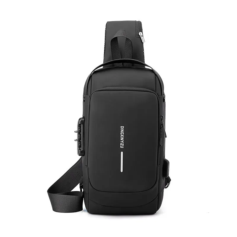 Men's Elegant Charming Business Technology Lightweight Men's Chest Bags