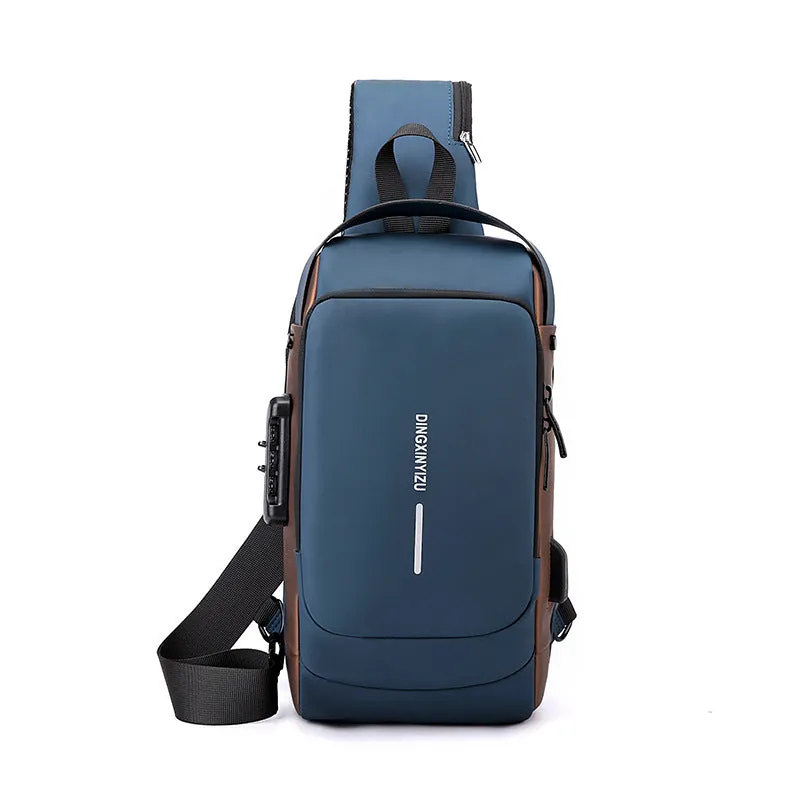 Men's Elegant Charming Business Technology Lightweight Men's Chest Bags