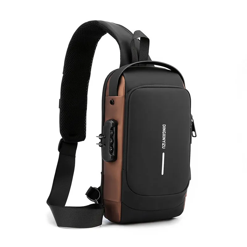 Men's Elegant Charming Business Technology Lightweight Men's Chest Bags