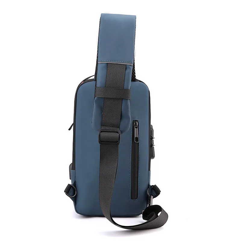 Men's Elegant Charming Business Technology Lightweight Men's Chest Bags