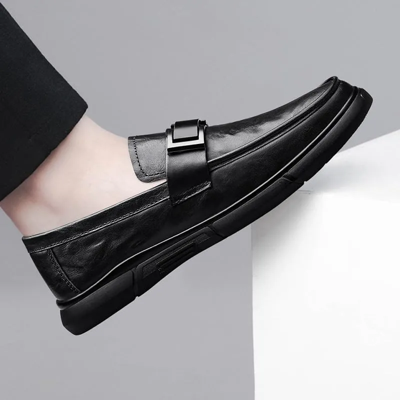 Men's Fashion Derby Shoes Business Formal Oxfords Shoes with Classic Lace-Up Design Dress Shoes