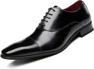 Men's Genuine Leather Italian Luxury Dress Shoes Comfortable Slip On Monk Strap Loafers Classic Formal Business Shoes Elegant Block Heel Oxford Tuxedo