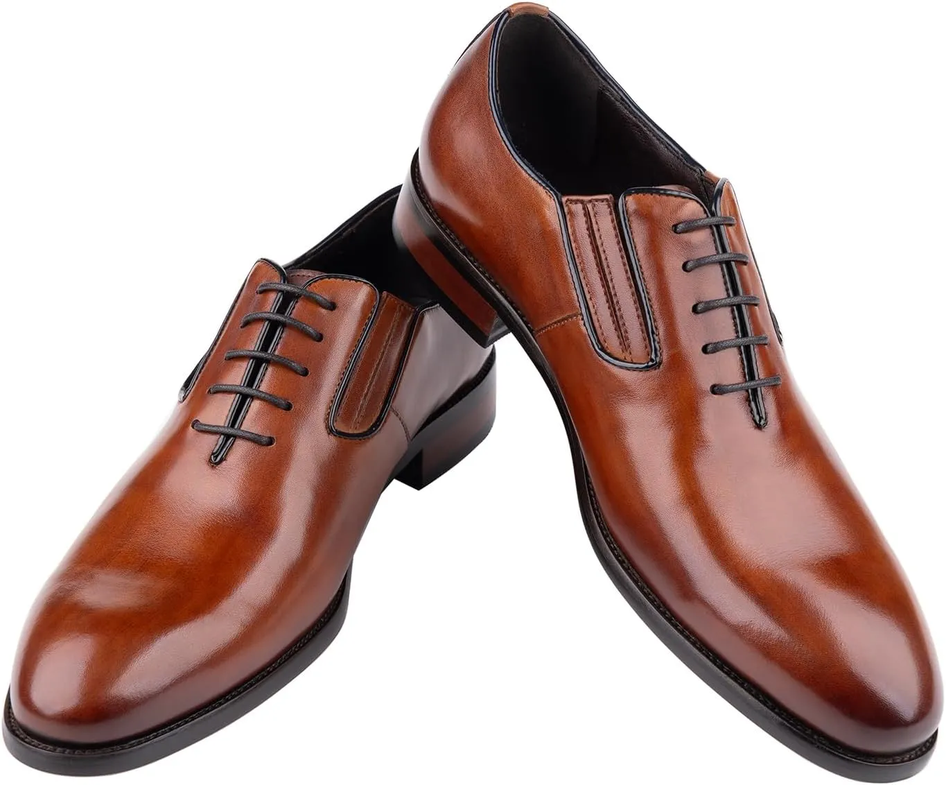 Men's Genuine Leather Oxford Dress Shoes - Handcrafted Formal Business Shoes for Wedding, Party & Office Wear, Classic Style with Premium Comfort, Ideal for Professional & Special Occasions