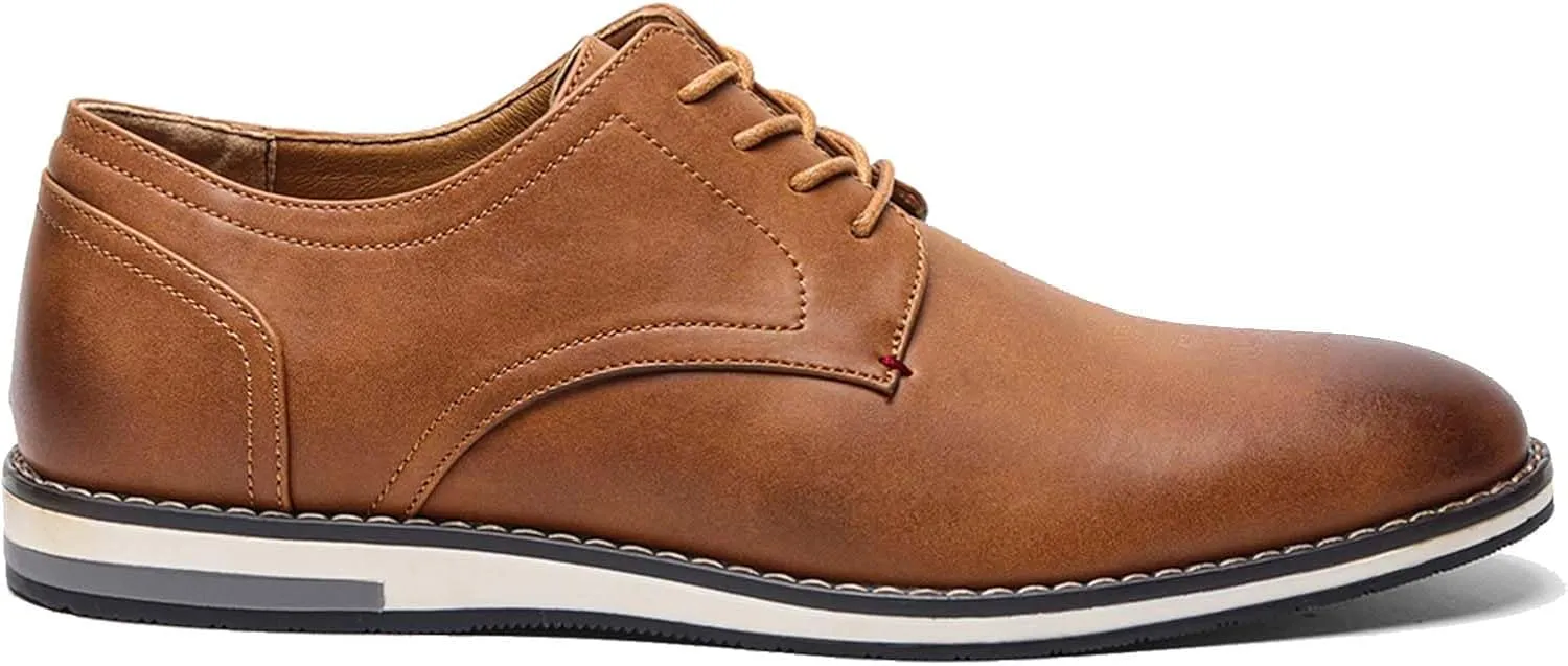 Men's Orthopedic Dress Shoes Business Oxford Derby Shoes Casual Leather Walking Flats