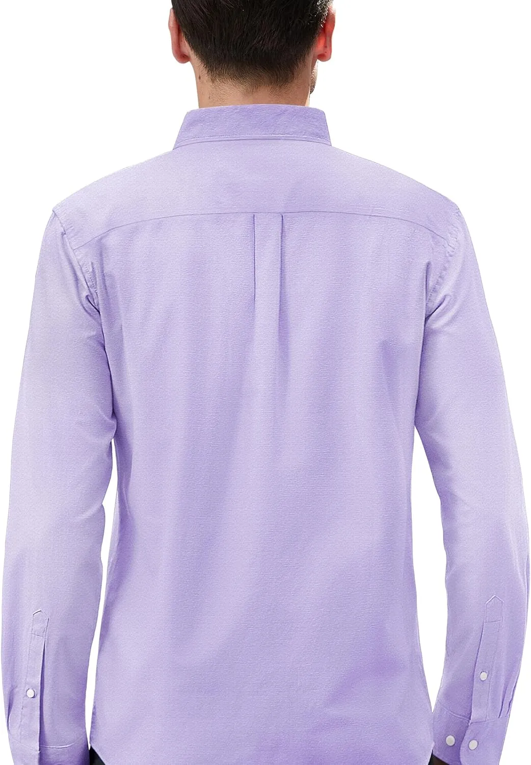 Mens Oxford Shirts Long Sleeve Button Down Shirt Regular Fit Business Casual Dress Shirts