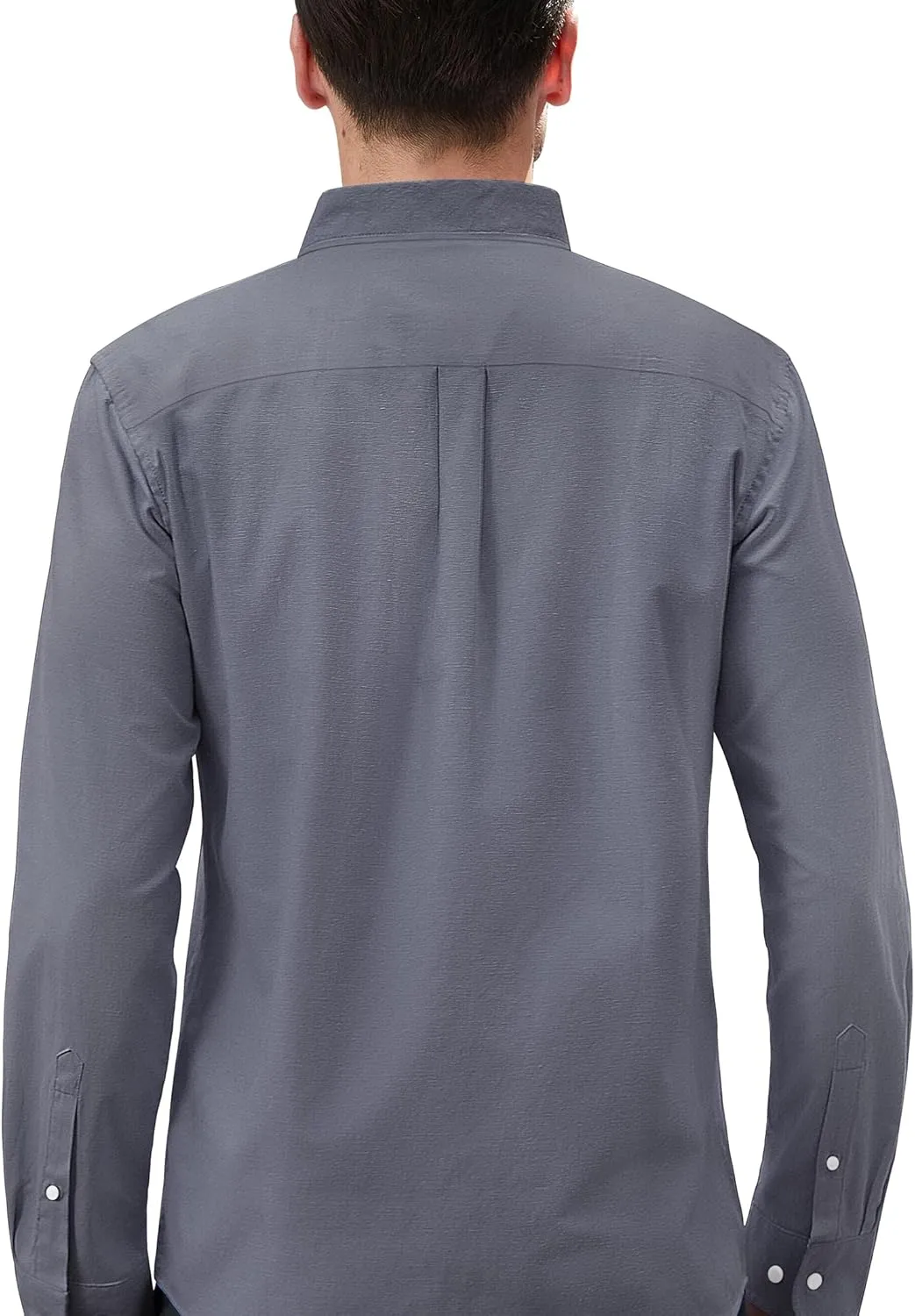 Mens Oxford Shirts Long Sleeve Button Down Shirt Regular Fit Business Casual Dress Shirts