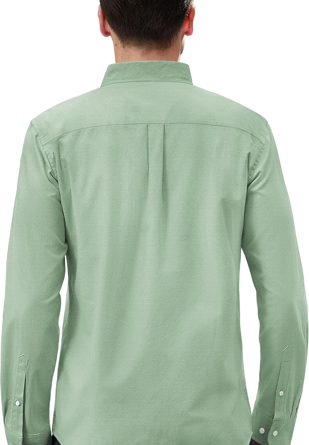 Mens Oxford Shirts Long Sleeve Button Down Shirt Regular Fit Business Casual Dress Shirts