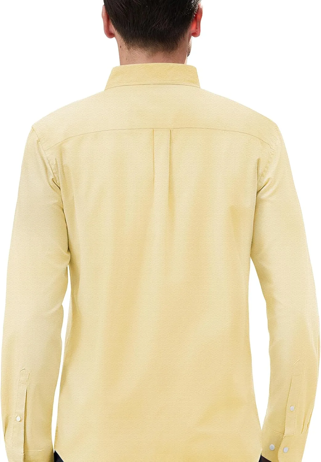 Mens Oxford Shirts Long Sleeve Button Down Shirt Regular Fit Business Casual Dress Shirts