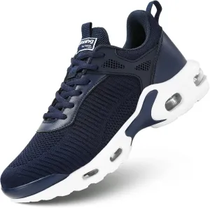 Mens Running Shoes Lightweight Breathable Air Walking Tennis Shoes Comfort Work Fashion Basketball Sneakers Trainers