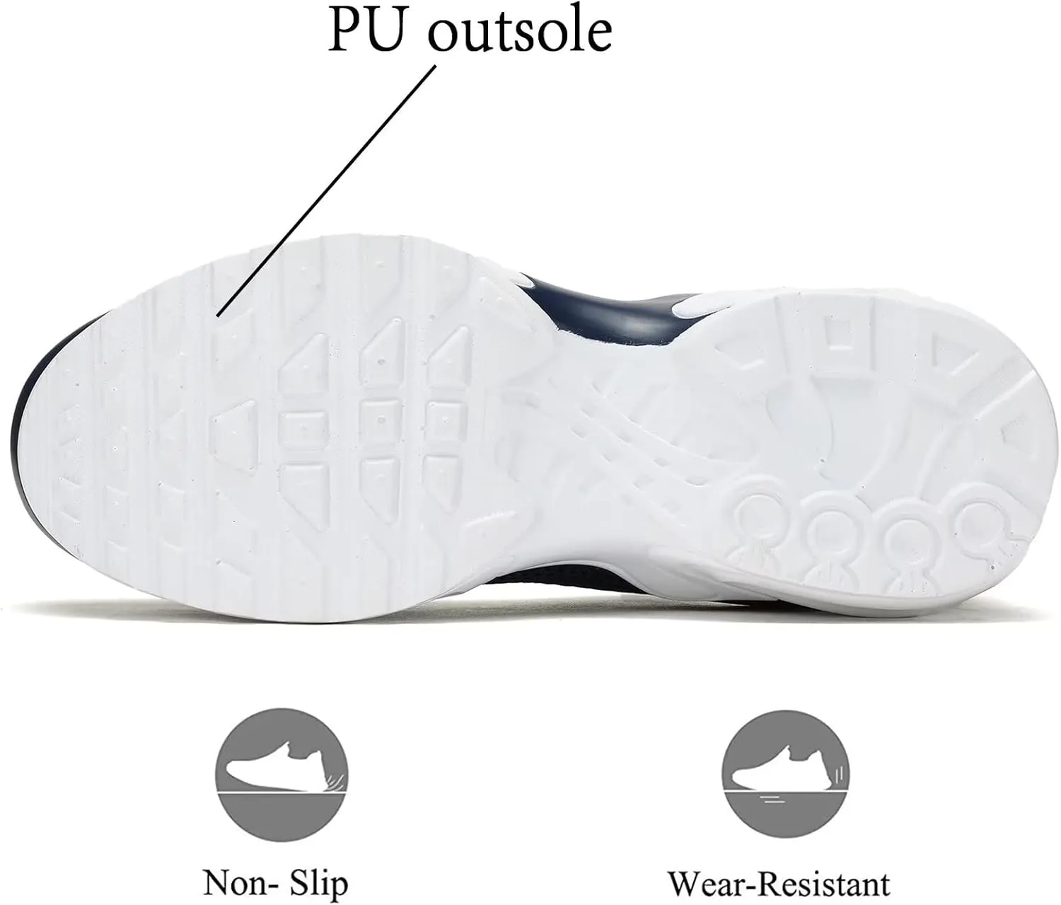 Mens Running Shoes Lightweight Breathable Air Walking Tennis Shoes Comfort Work Fashion Basketball Sneakers Trainers