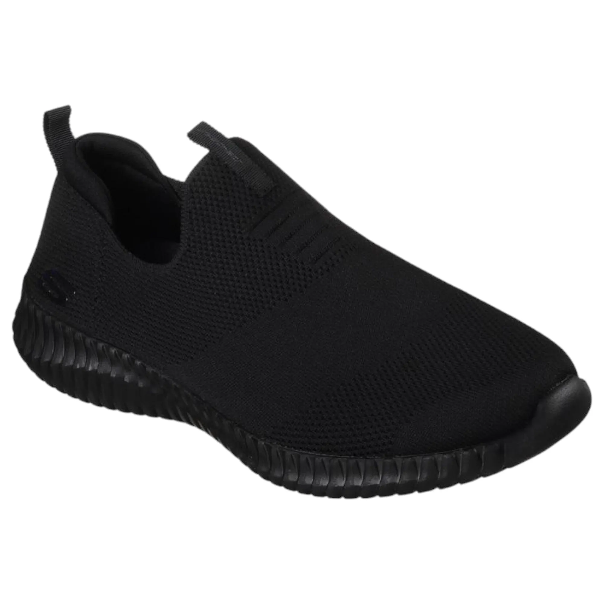 Mens Skechers Elite Flex - Wasik Shoes Black/Black