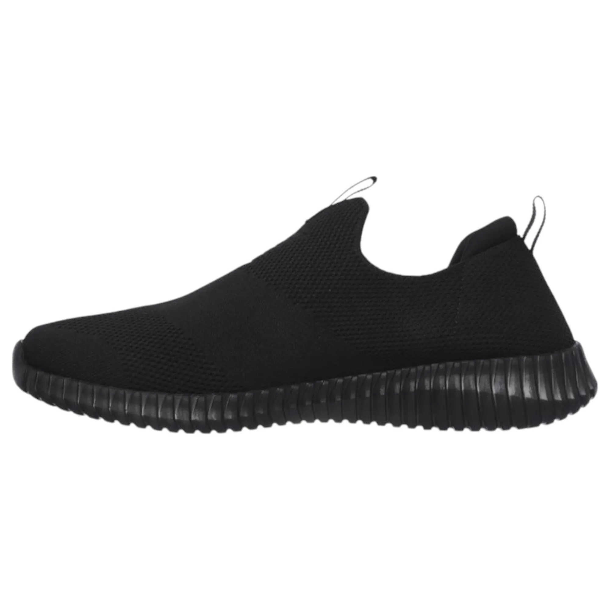 Mens Skechers Elite Flex - Wasik Shoes Black/Black