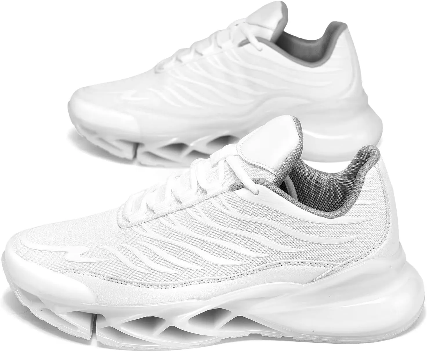 Mens Slip on Walking Running Shoes Blade Tennis Casual Fashion Sneakers Comfort Non Slip Work Sport Athletic Trainer