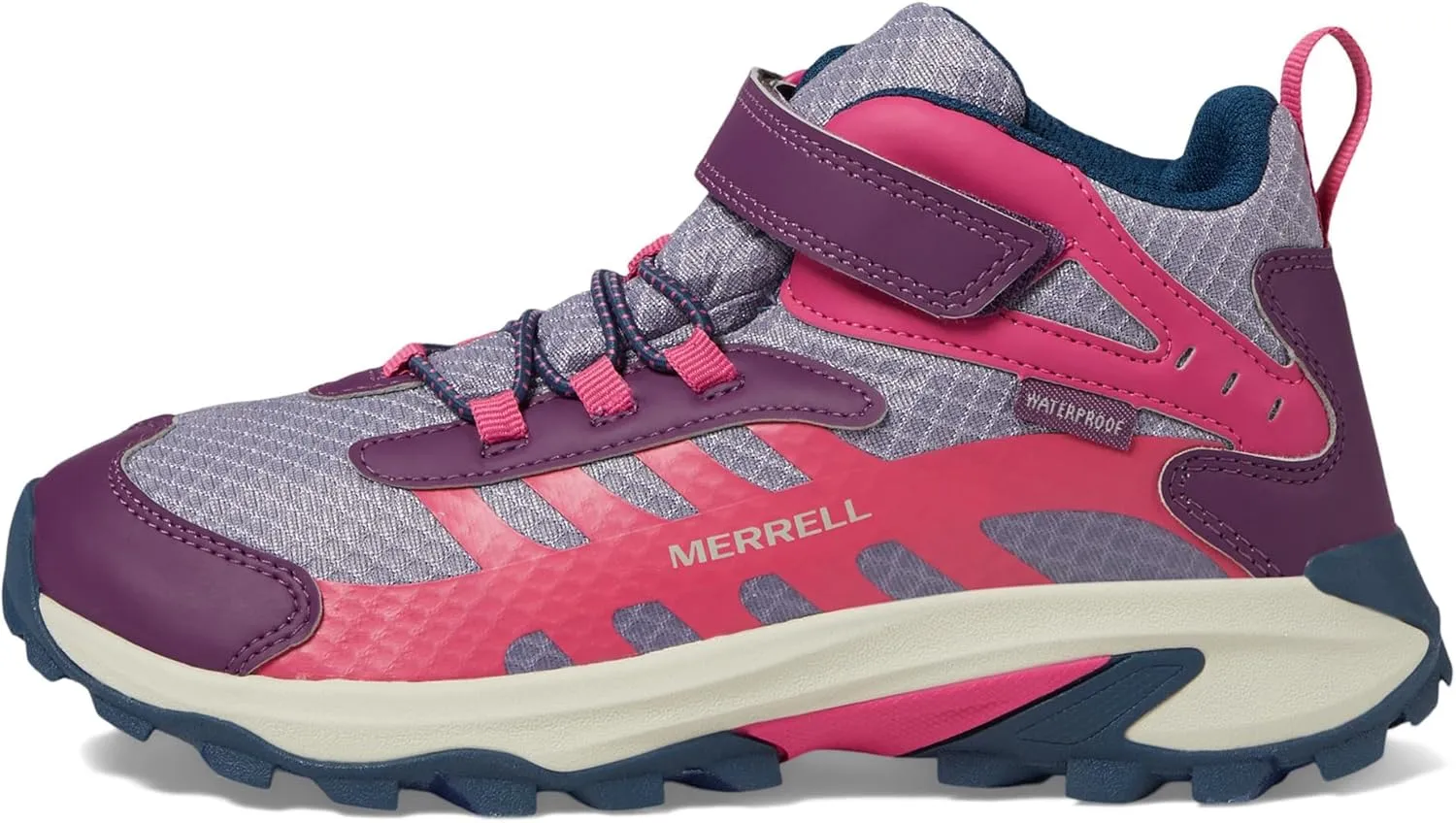 Merrell Unisex-Child Moab Speed 2 Mid Alternative Closure Waterproof Hiking Boot