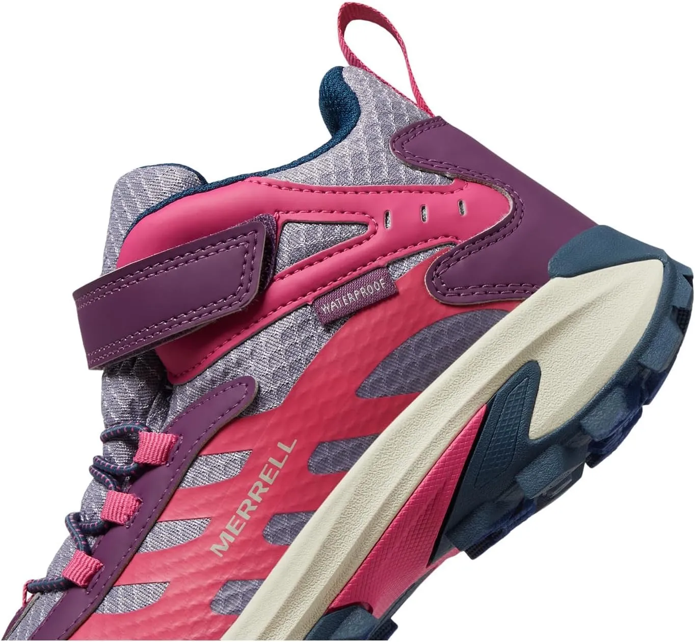 Merrell Unisex-Child Moab Speed 2 Mid Alternative Closure Waterproof Hiking Boot
