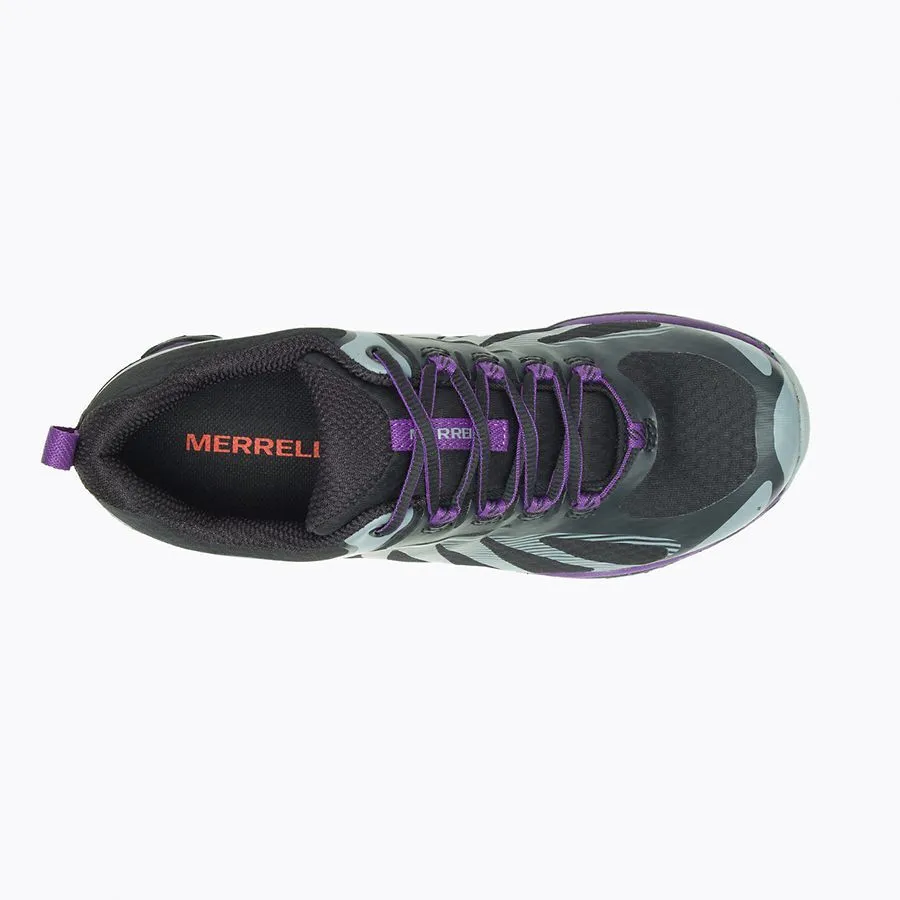 Merrell Women's Siren Edge 3 Waterproof Wide Width Black Acai Mesh J034450W