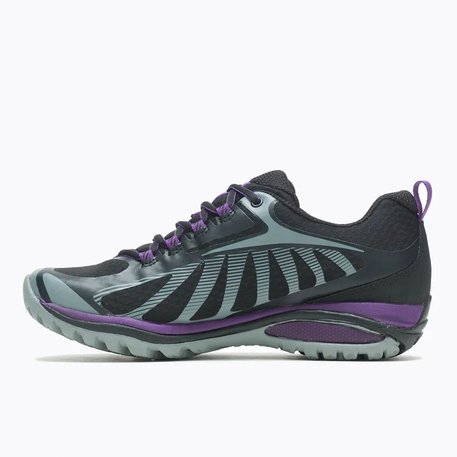 Merrell Women's Siren Edge 3 Waterproof Wide Width Black Acai Mesh J034450W
