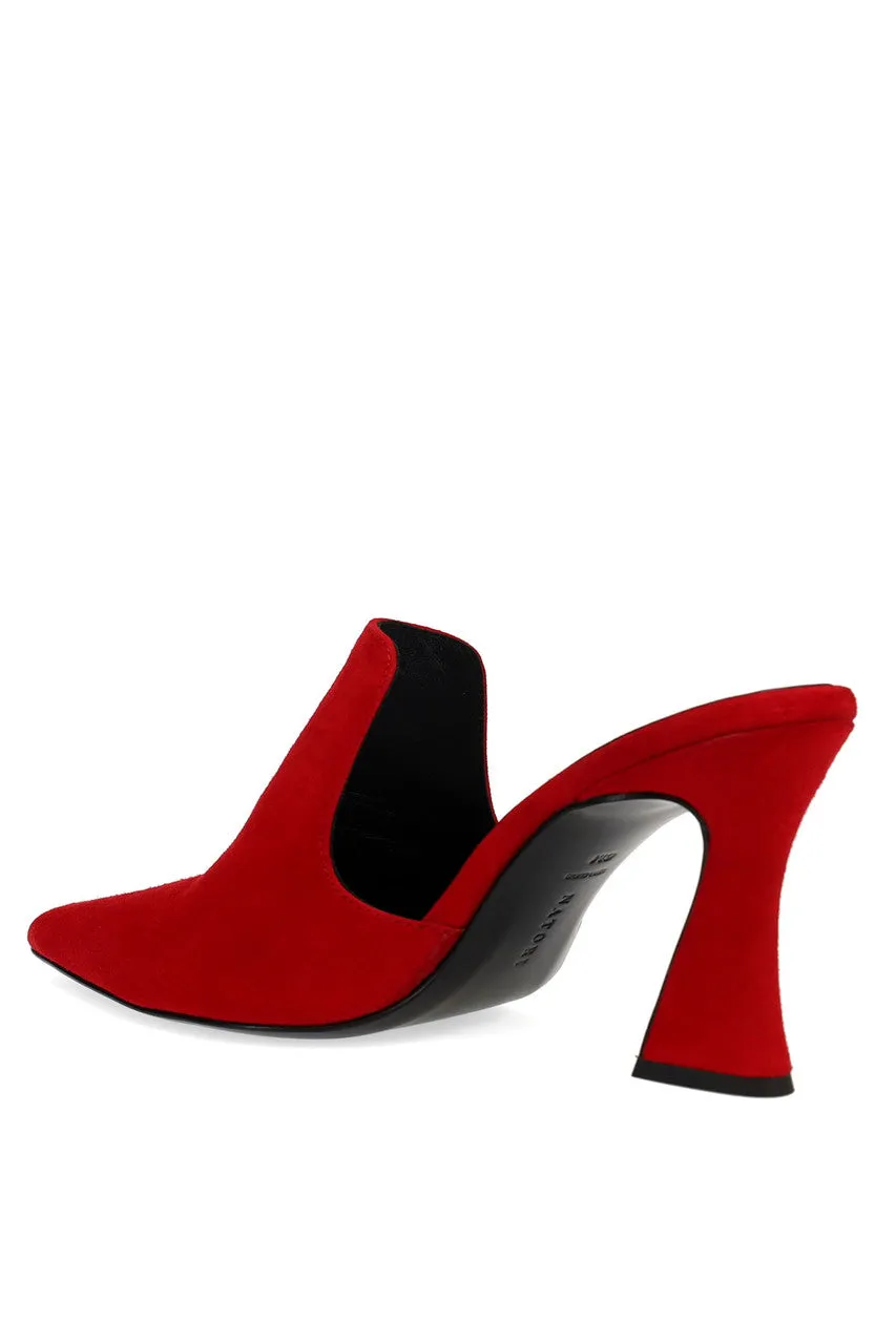 Minh Suede Heel Mule