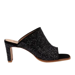 mule in sparkling glitter