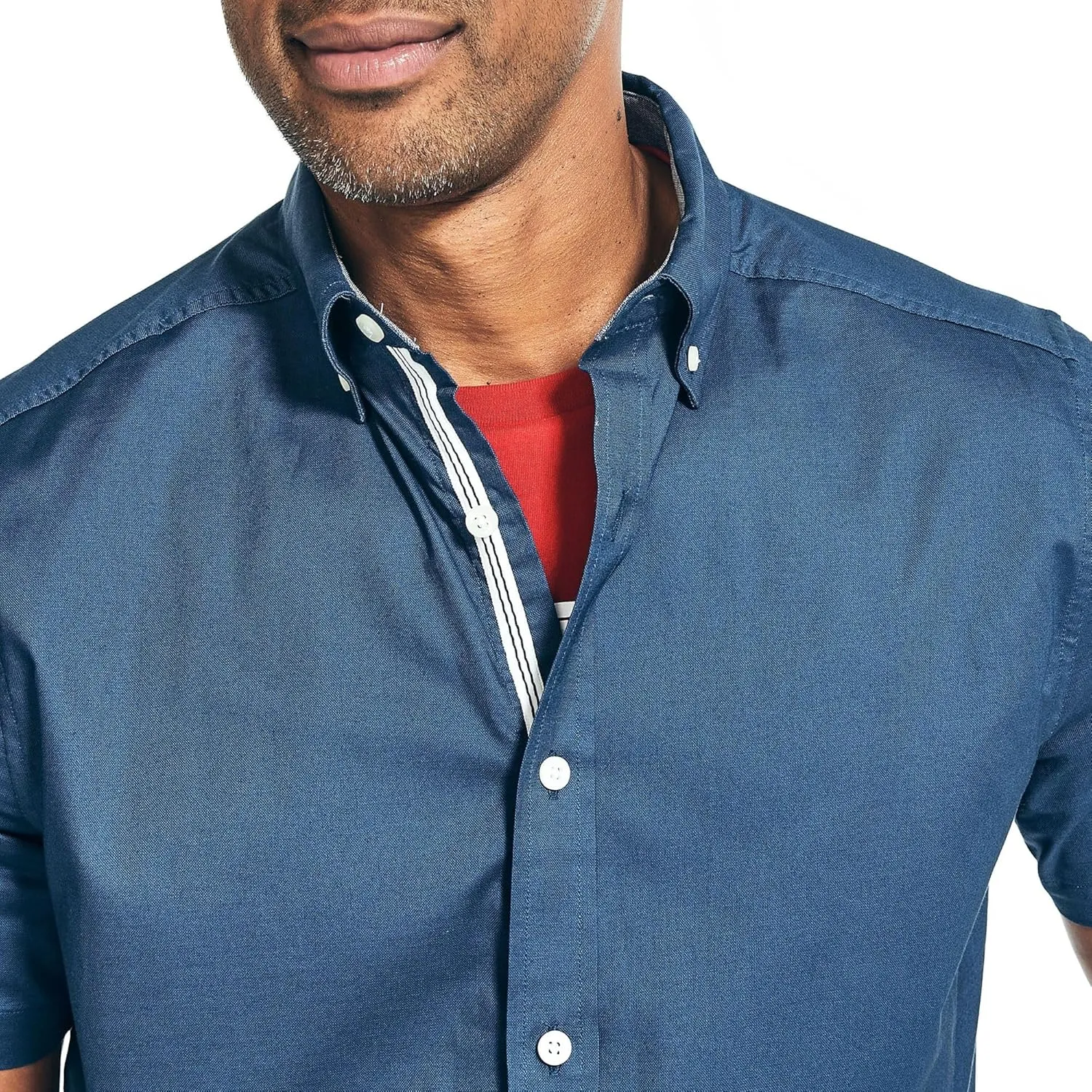 Nautica Men's Oxford Short-Sleeve Shirt