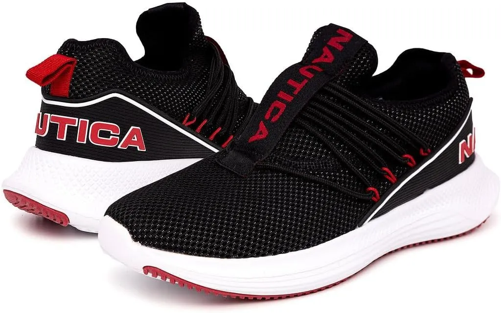 Nautica Men's Sneakers Slip-On Bungee Comfortable Casual Fashion Walking Shoes
