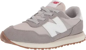 New Balance Kids 237 Bungee Sneaker, MARBLEHEAD/MOONBEAM, 2 W Infant (0-12 Months)