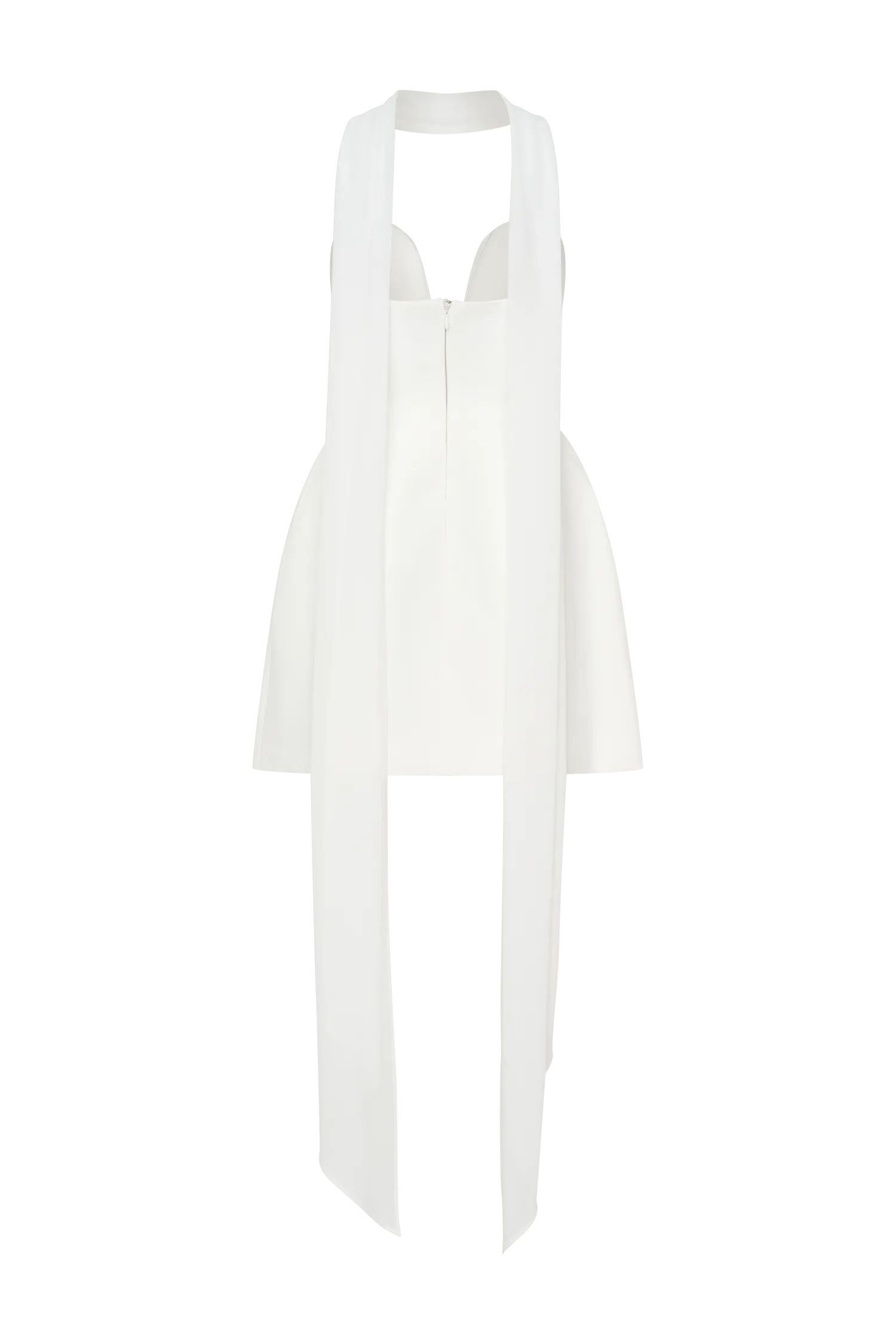 Orellia Strapless Suiting Mini Dress - Ivory
