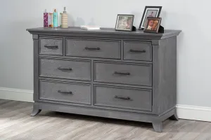 Oxford Baby Hamilton Collection 7 Drawer Dresser in Marble Gray