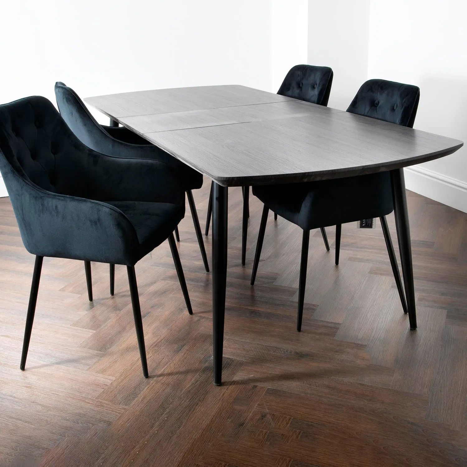 Oxford Grey Oak Dining Table – Native | Timeless & Elegant Design