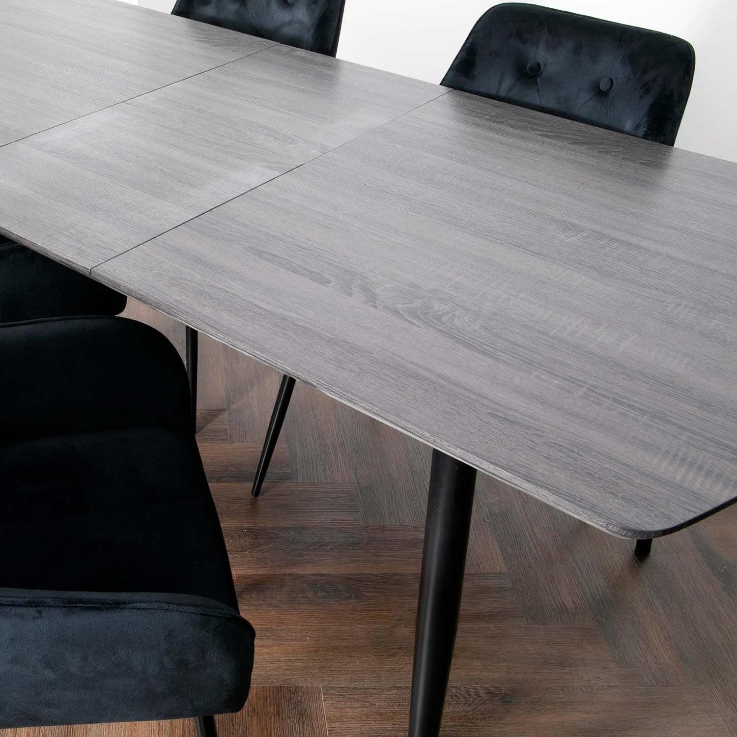 Oxford Grey Oak Dining Table – Native | Timeless & Elegant Design