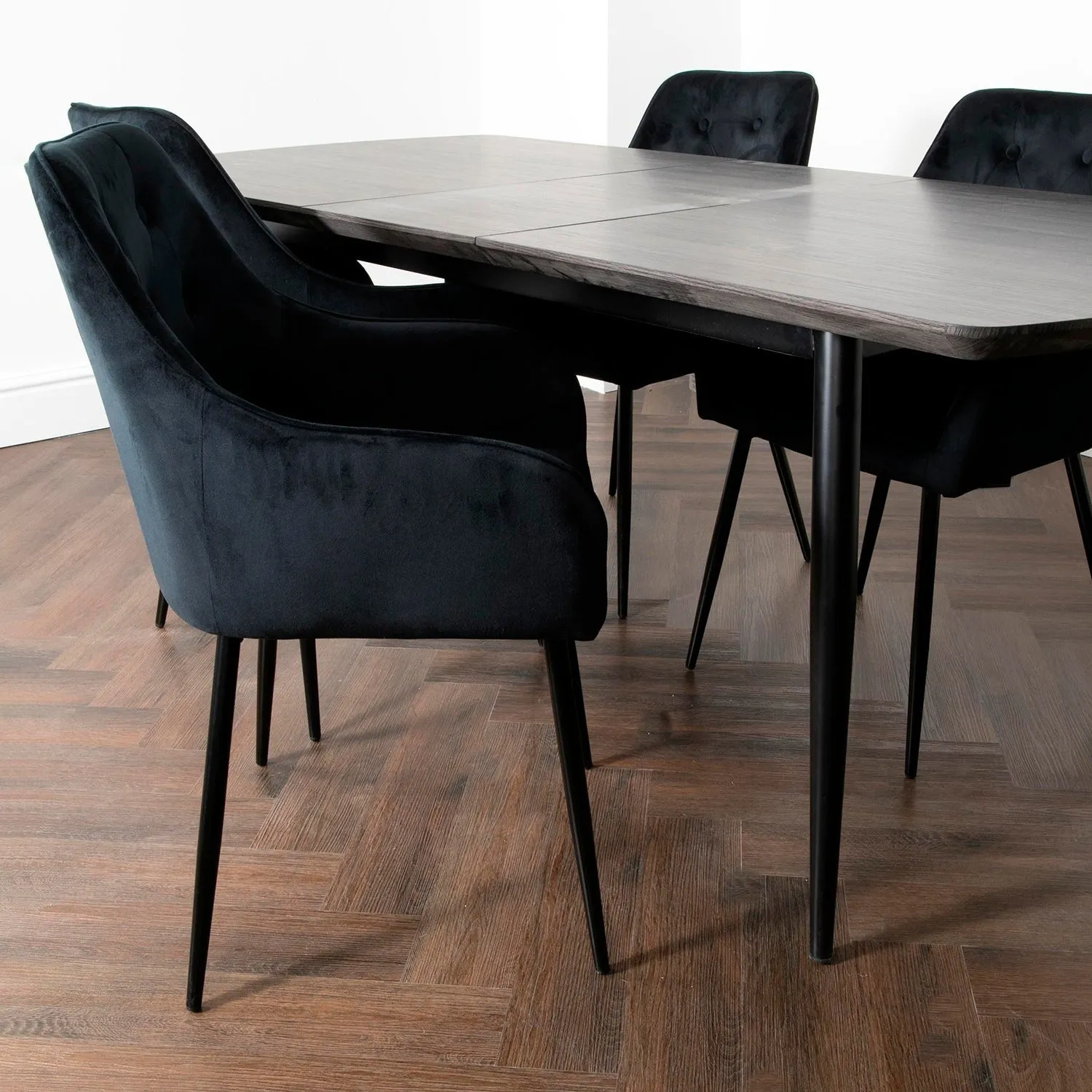 Oxford Grey Oak Dining Table – Native | Timeless & Elegant Design