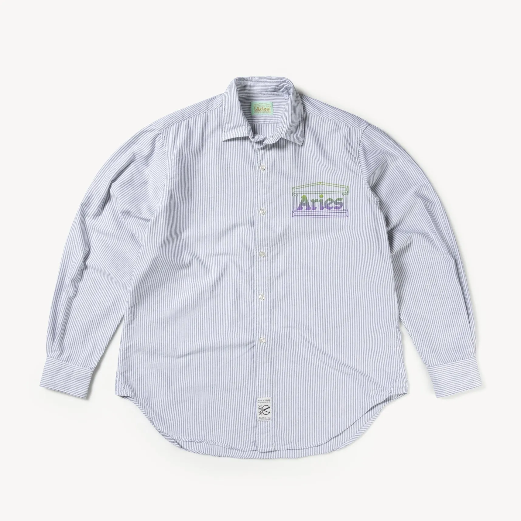 OXFORD STRIPE SHIRT - BLACK/WHITE