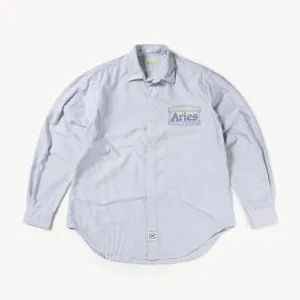 OXFORD STRIPE SHIRT - BLACK/WHITE