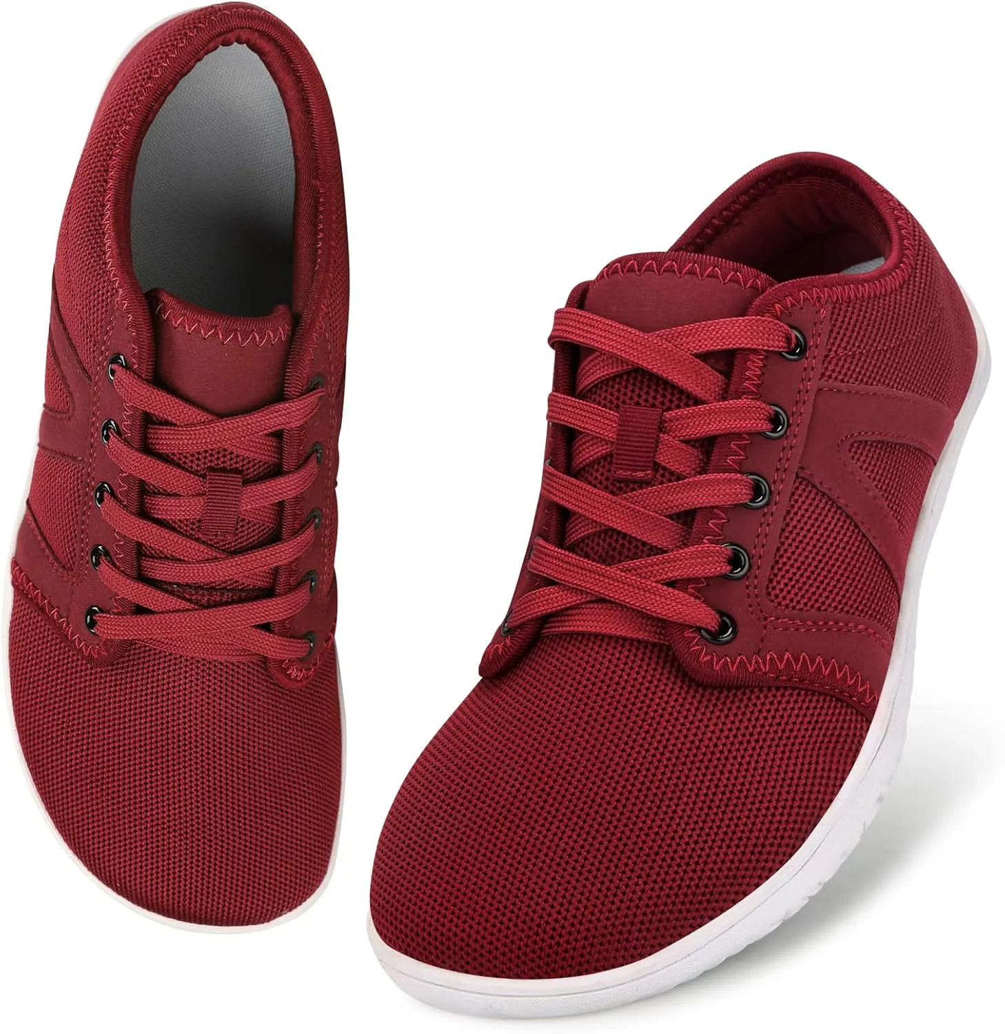 Padgene Wide Barefoot Minimalist Shoes for Women Men | Zero Drop Sole | Width Fashion Sneaker Wide Toe Box Cross-Trainer Lightweight Walking Casual Comfortable Running Shoes