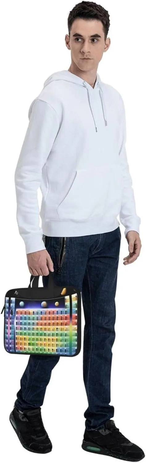 Periodic table of elements Print Laptop Case and Computer Bag - Versatile Laptop Bag for Men Laptop Shoulder Bag