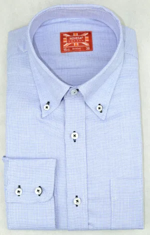 Pinpoint Oxford Button-Down Shirt (Blue)