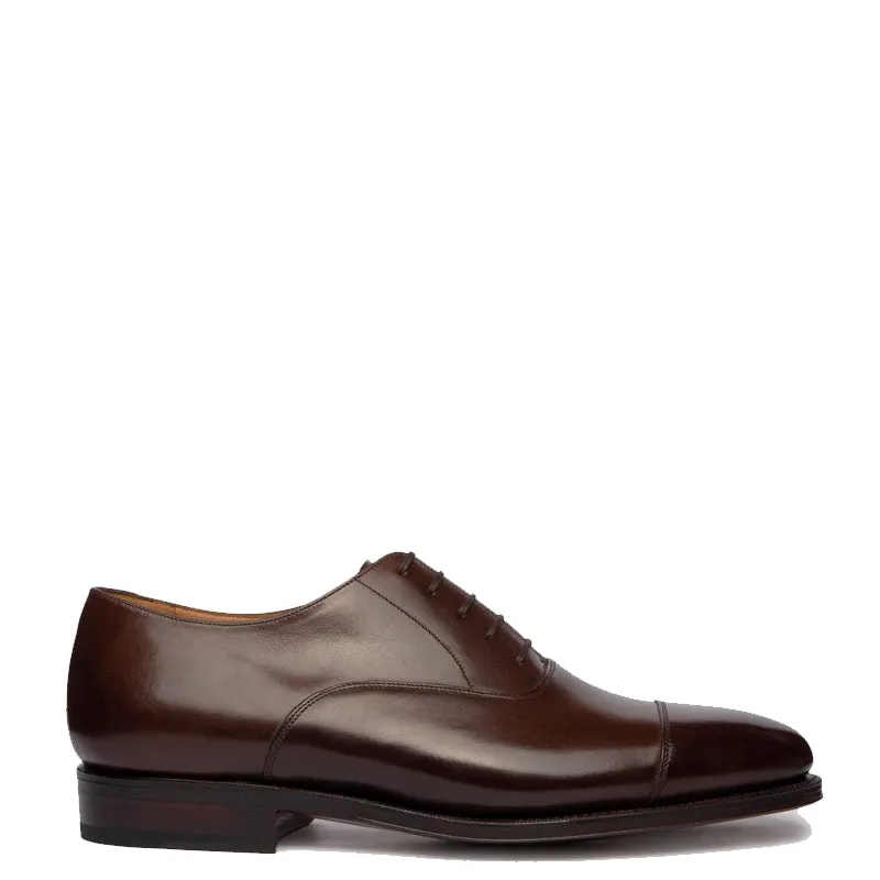 Plain Classic Captoe Leather Oxford Shoes