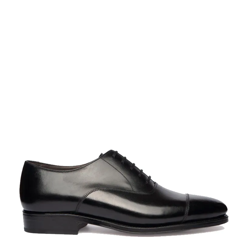 Plain Classic Captoe Leather Oxford Shoes