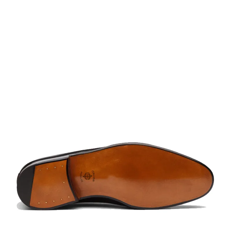 Plain Classic Captoe Leather Oxford Shoes