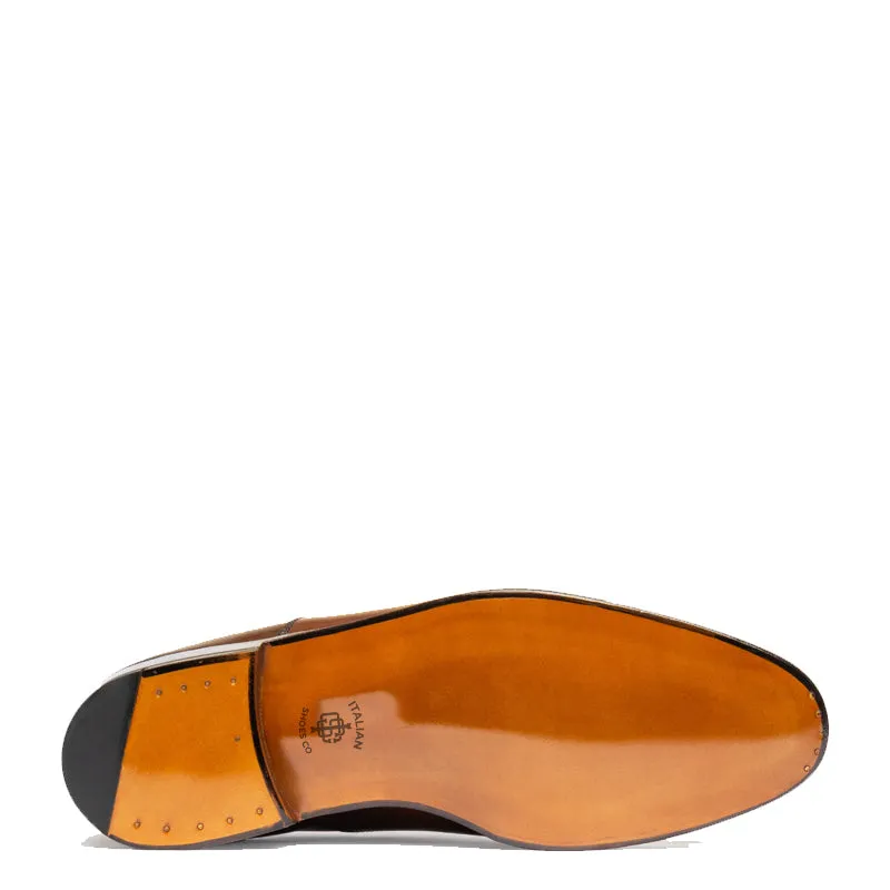 Plain Classic Captoe Leather Oxford Shoes